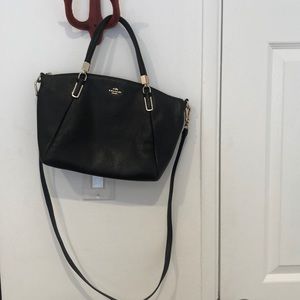 Black Leather Coach Purse